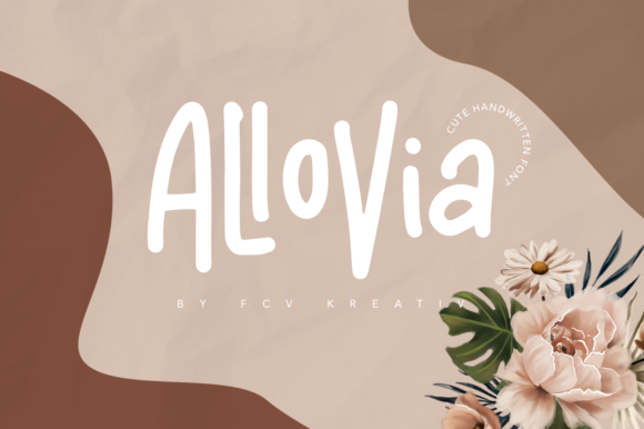 Allovia: A Friendly Handwritten Font