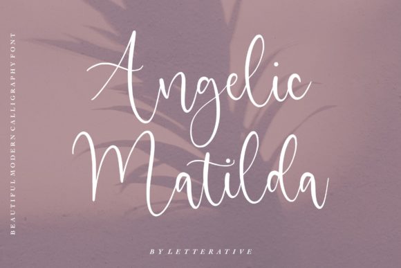 Angelic Matilda Font for Warm, Romantic Brand Visuals