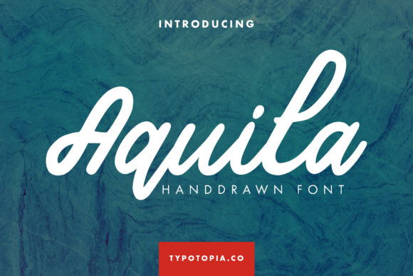 Aquila Handwritten Font for Small Business Branding