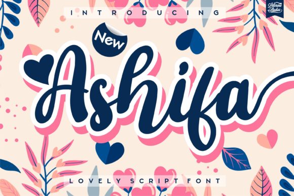 Ashifa: A Romantic Script Handwritten Font for Elegant Campaigns