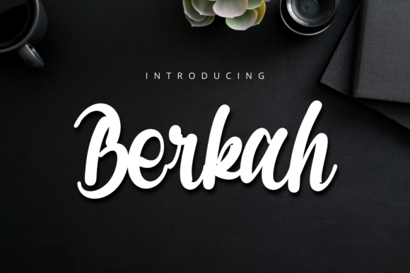 Berkah: Bold Handwritten Font for Scroll-Stopping Headlines