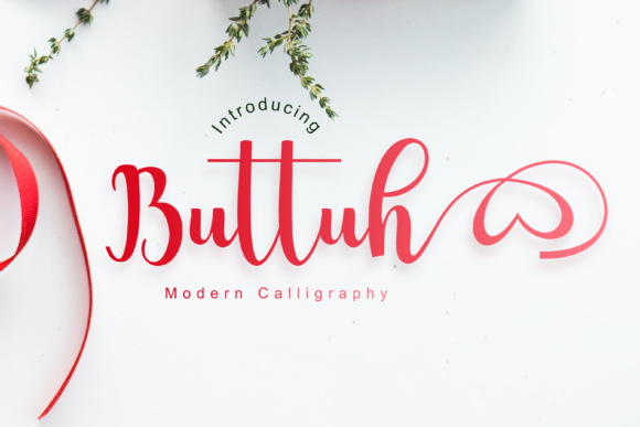 Buttuh: A Delicate Script Handwritten Font for Elegant Editorial Design