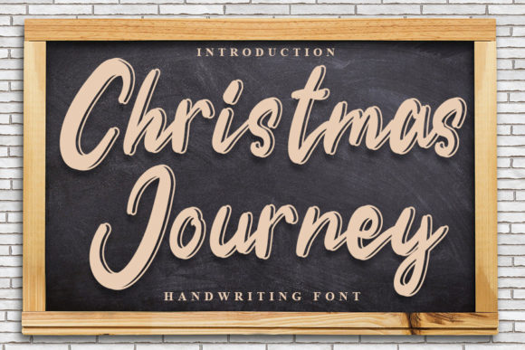 Christmas Journey: A Stylish Script Handwritten Font for Real Business Branding