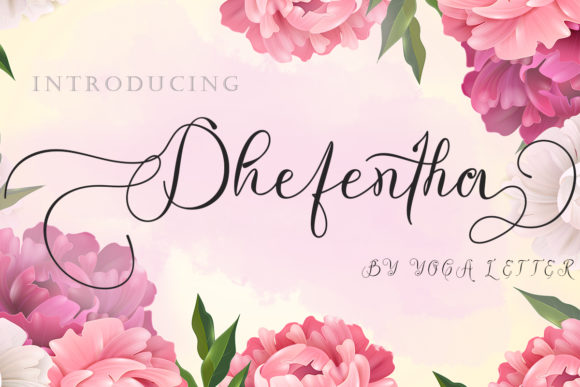 Dhefentha: A Romantic Script Handwritten Font for Elegant Branding