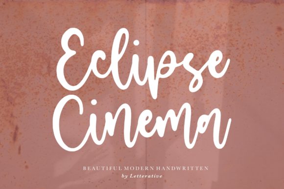 Eclipse Cinema: A Fun and Relaxed Handwritten Font for Makers