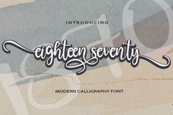 Eighteen Seventy: A Script Handwritten Font That Makes Romance Instantly Readable