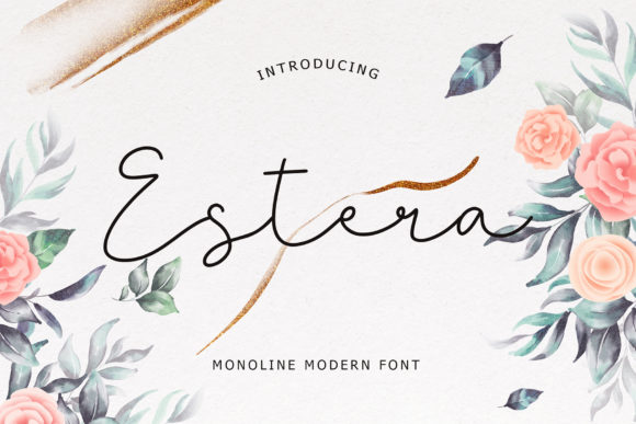 Estera: A Romantic Script Handwritten Font for Dreamy Brand Campaigns