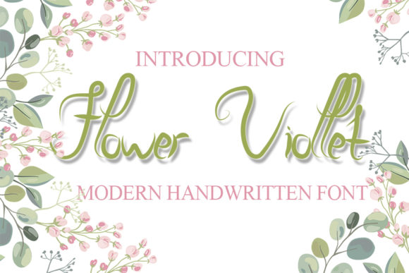Flower Viollet: A Sweet & Delicate Script Handwritten Font for Makers