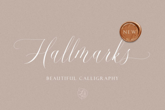 Hallmarks Script Handwritten Font for Elegant Craft Projects