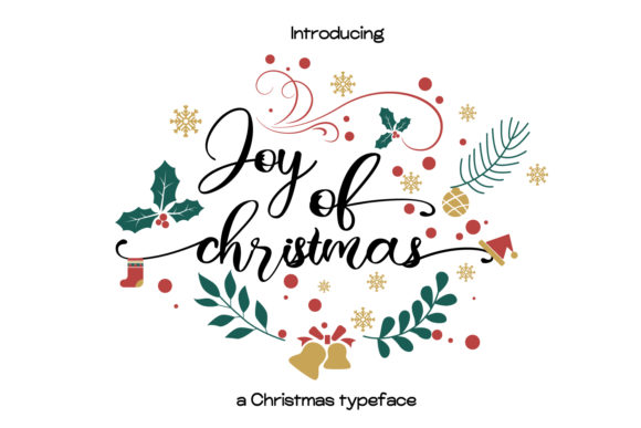 Joy of Christmas Font for Holiday Branding That Feels Handmade & Heartfelt