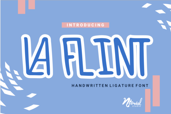 La Flint Script Handwritten Font for Crafters & Sellers