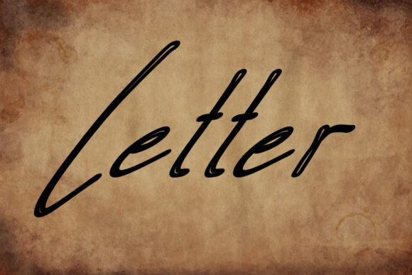 Letter: A Handwritten Font for Elegant Design