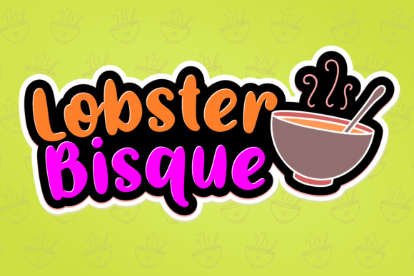 Lobster Bisque Font for Playful Brand Identity Design