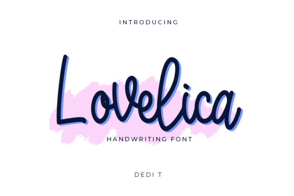 Lovelica: A Cute Handwritten Font for Elegant Branding
