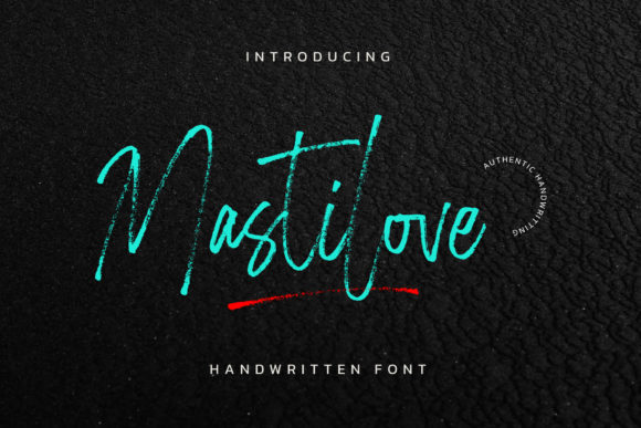 Mastilove Script Handwritten Font for Joyful Brand Campaigns