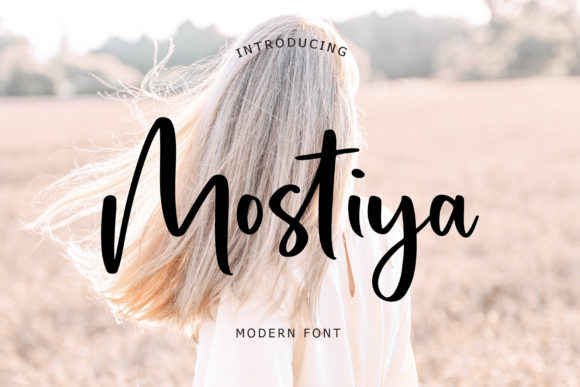 Mostiya: A Modern Handwritten Font for Elegant Digital Branding