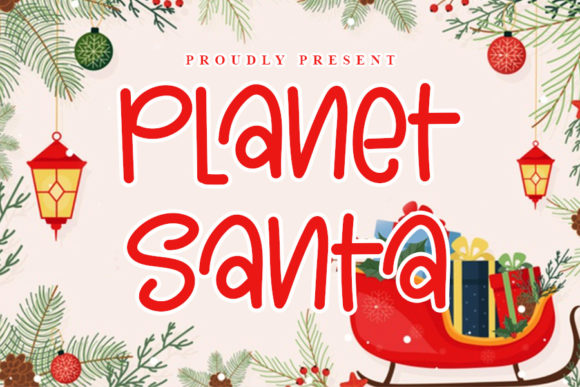 Planet Santa: A Festive Script Handwritten Font for Warm Editorial Moments