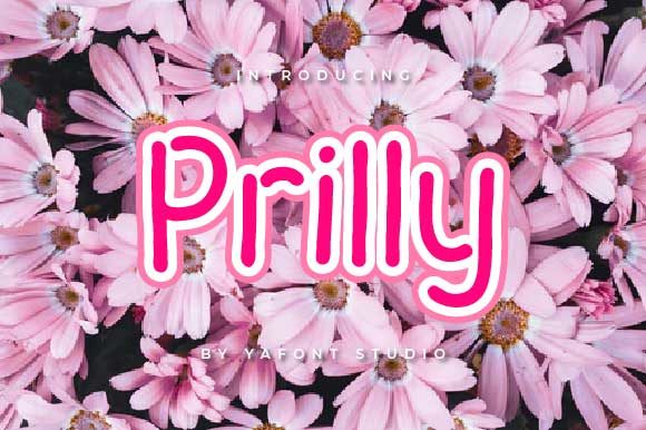 Prilly: A Sweet & Simple Script Handwritten Font