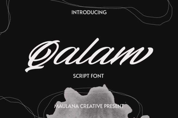 Qalam: A Balanced Script Handwritten Font for Real Design Work