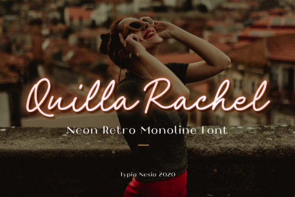 Quilla Rachel: A Vintage-Modern Script Handwritten Font