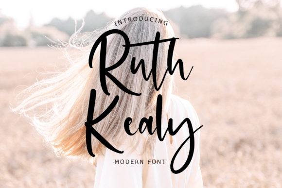 Ruth Kealy: A Script Handwritten Font for Elegant Editorial Moments