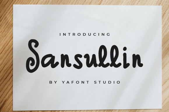 Sansullin: A Simple Casual Handwritten Font for Scroll-Stopping Content