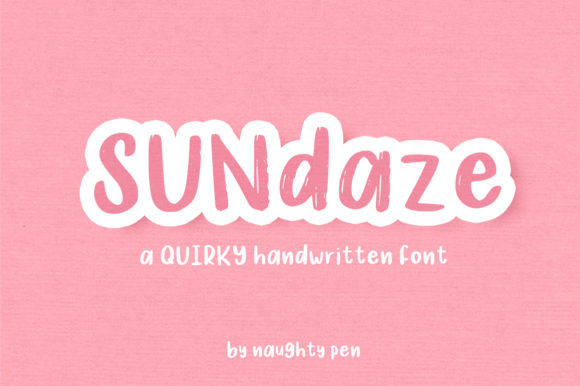 Sundaze: A Fun and Quirky Handwritten Font for Creative Branding