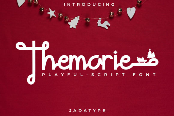 Themarie: A Romantic Script Handwritten Font for Brand Warmth