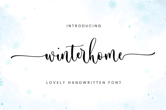Winterhome: A Natural Calligraphy Font for Authentic Branding