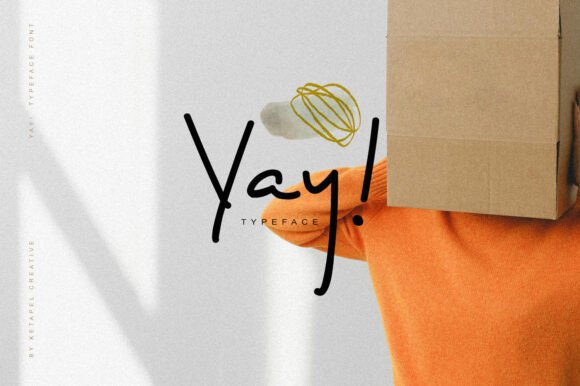 Yay Script Handwritten Font for Playful Brand Identity